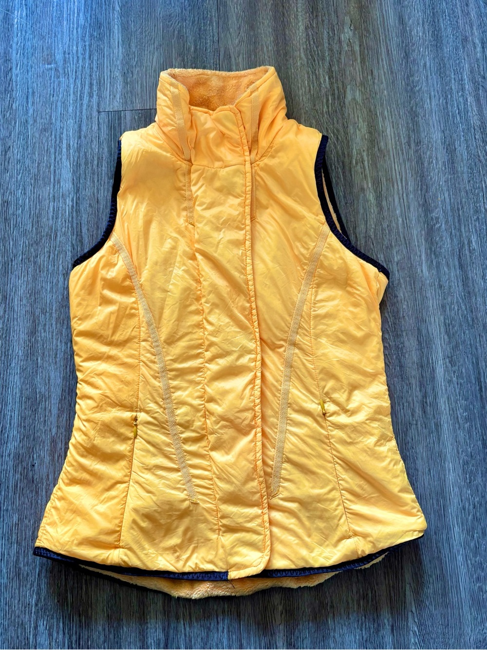lululemon athletica Bright Yellow Lined Vest